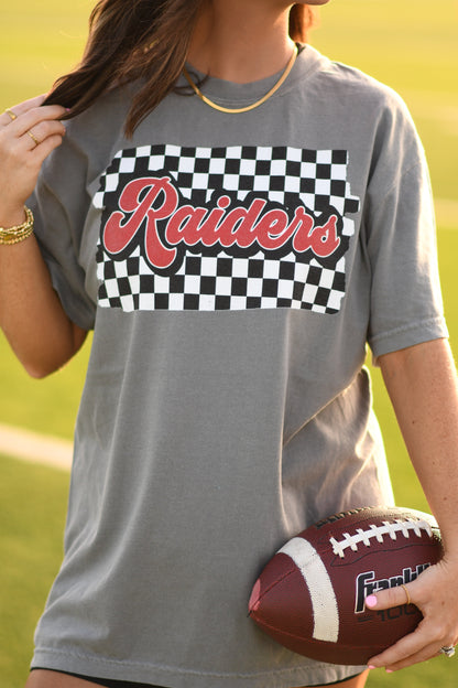 Raiders Checkered Tee