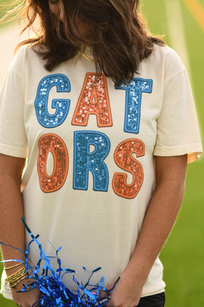 Gators Faux Sequin Tee