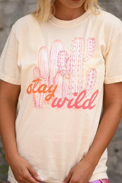 Stay Wild Cactus Tee