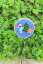 A Bluey Christmas Circle Badge/ID Holder Reel