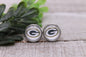 Packers Football || 12mm Glass Stud Earrings || Hypoallergenic