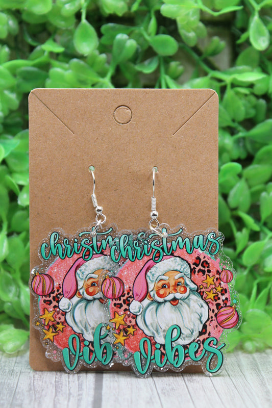Christmas Vibes Dangle Earrings
