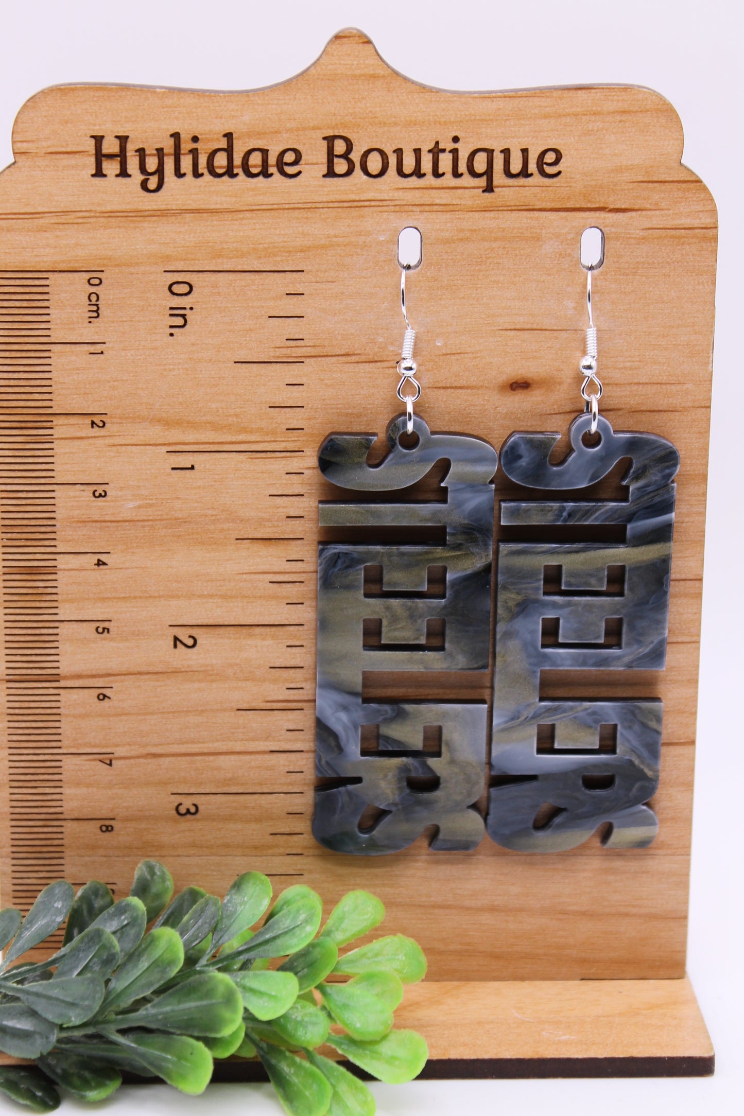 Steelers Football || Dangle Earrings