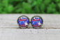 Buffalo Bills Nation 12mm Glass Stud Earrings