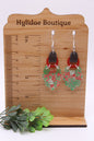 Christmas Holly • Dangle Earrings