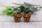 Boston Terrier - Dog Breed || Wood Stud Earrings