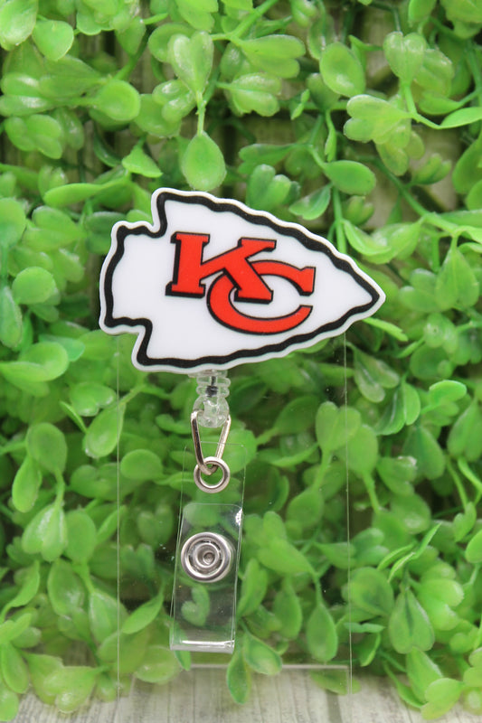 KC Chiefs Arrow Badge/ID Holder Reel