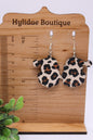 Leopard Santa • Dangle Earrings