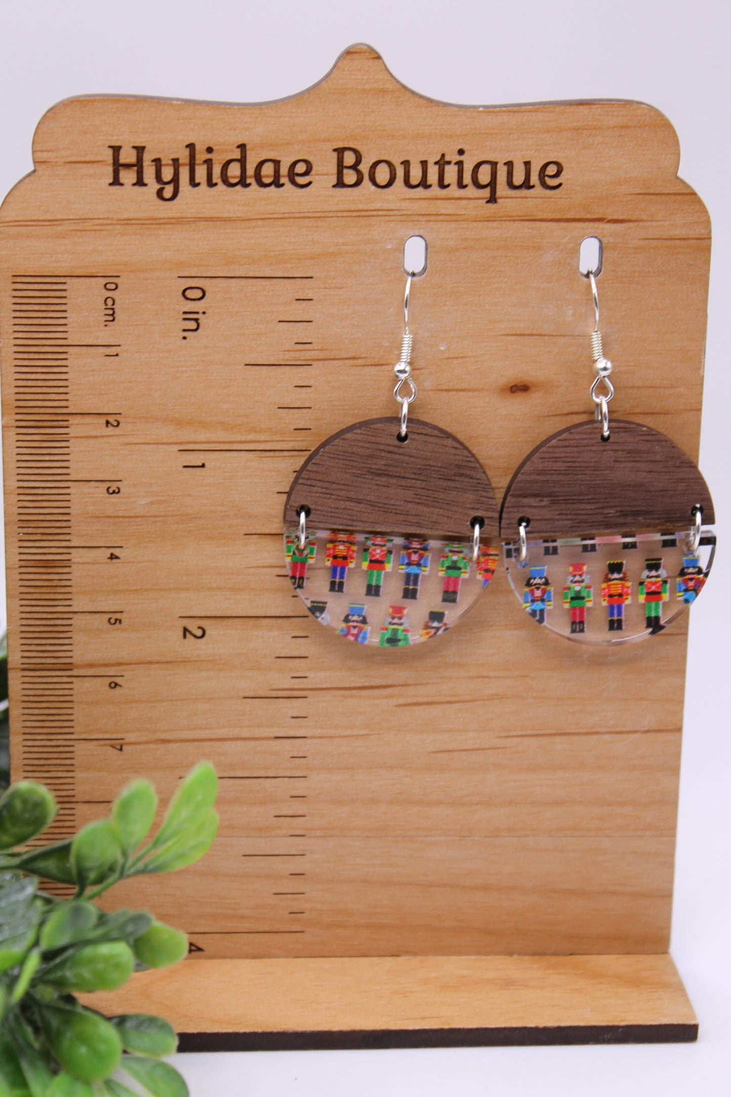 Nutcrackers Split Circle • Dangle Earrings