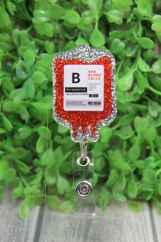 Blood Bag Badge/ID Holder Reel