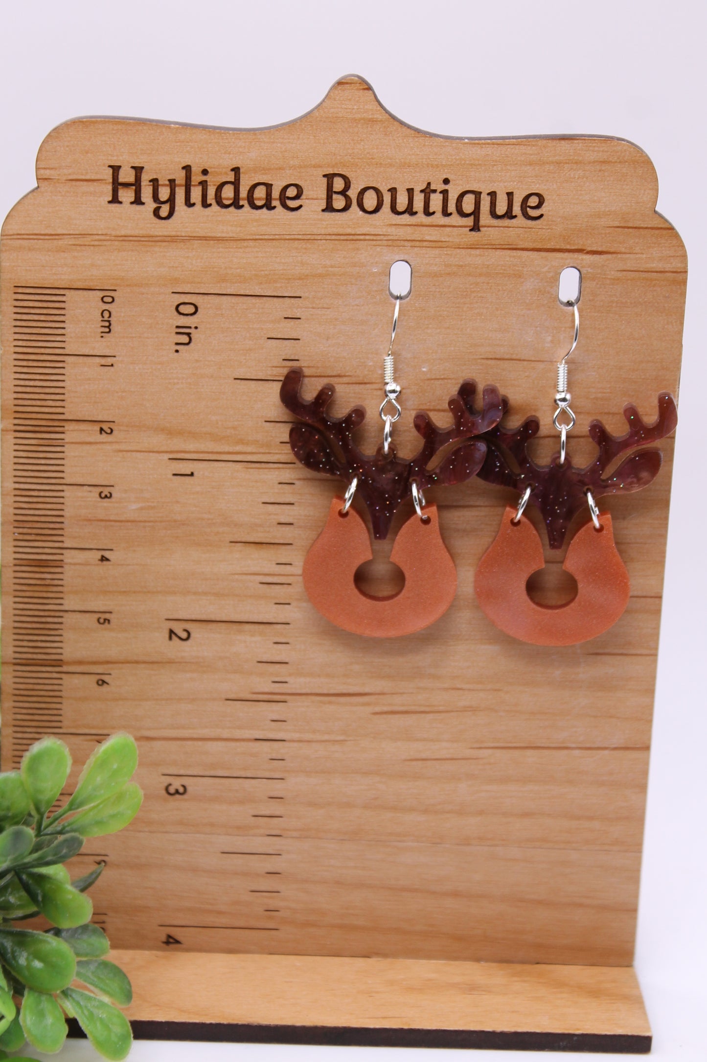 Reindeer • Dangle Earrings