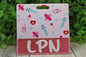 LPN Nurse Pink Badge Buddy