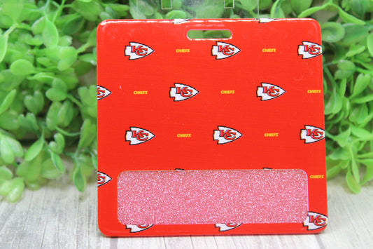 KC Chiefs Football Badge Buddy