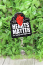 HEARTS MATTER #CARDIACREHAB Badge/ID Holder Reel