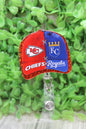 KC Chiefs & KC Royals Cap Badge/ID Holder Reel