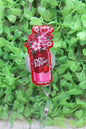 Floral Dr Pepper Strawberry Badge/ID Holder Reel