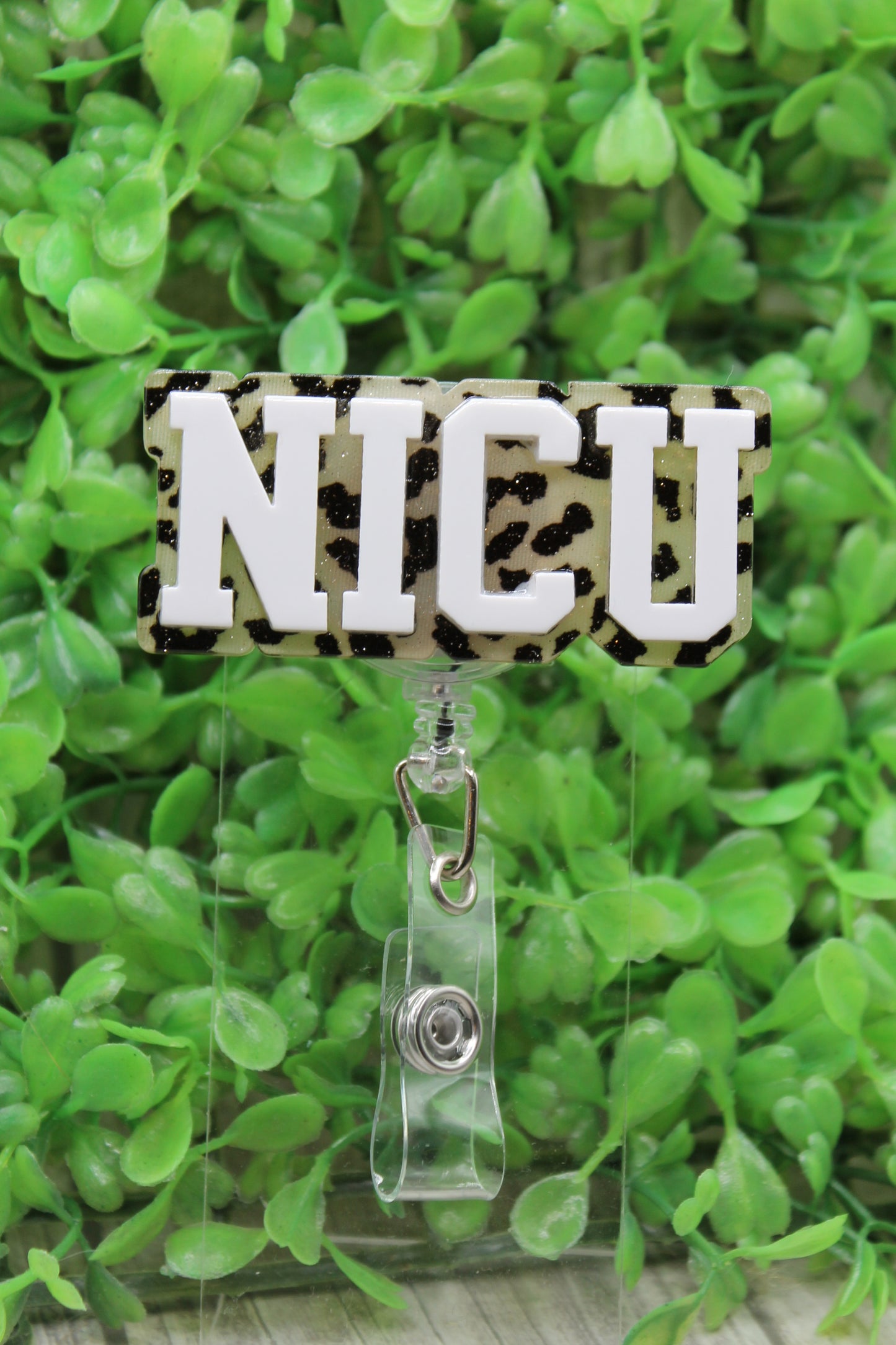 NICU Leopard 3D Badge Reel