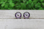 Colorado Rockies Baseball Stud Earrings