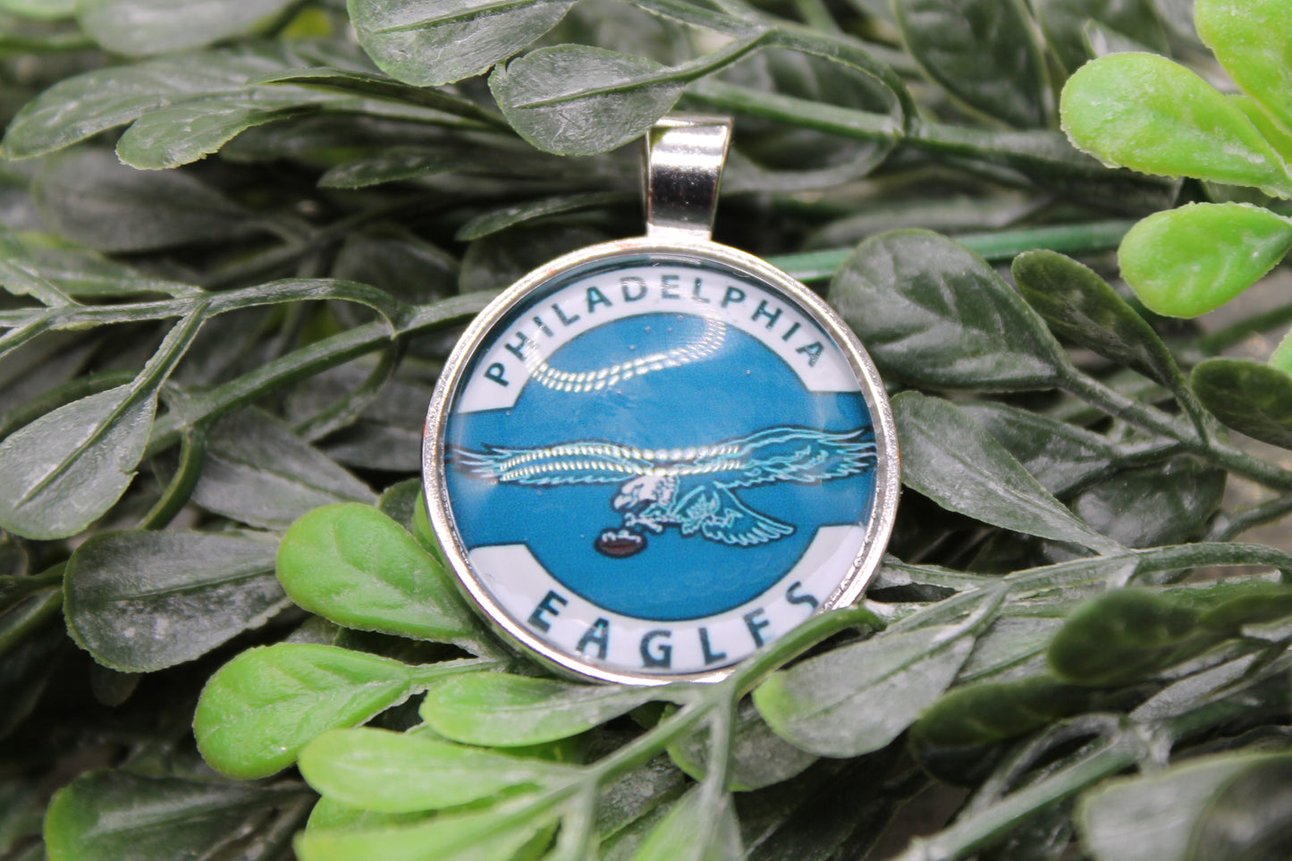 Eagles Football || 25mm Pendant - Silver