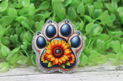 Sunflower Paw Print Phone Grip / Stand