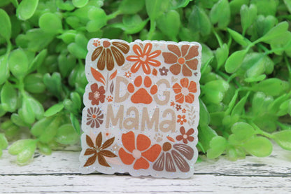 Retro Floral Dog Mama Phone Grip / Stand