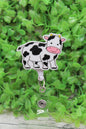 Standing Cow Badge Reel