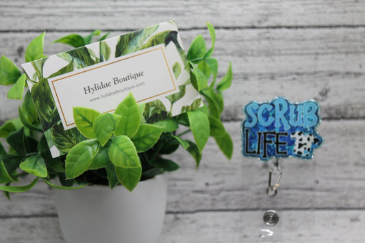 Scrub Life Blue Badge Reel