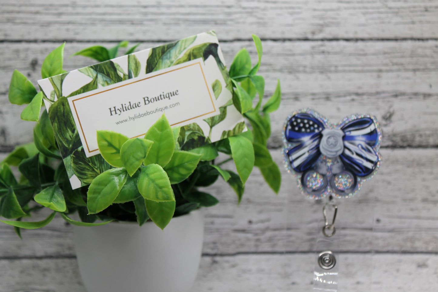 Law Enforcement Bow Badge Reel