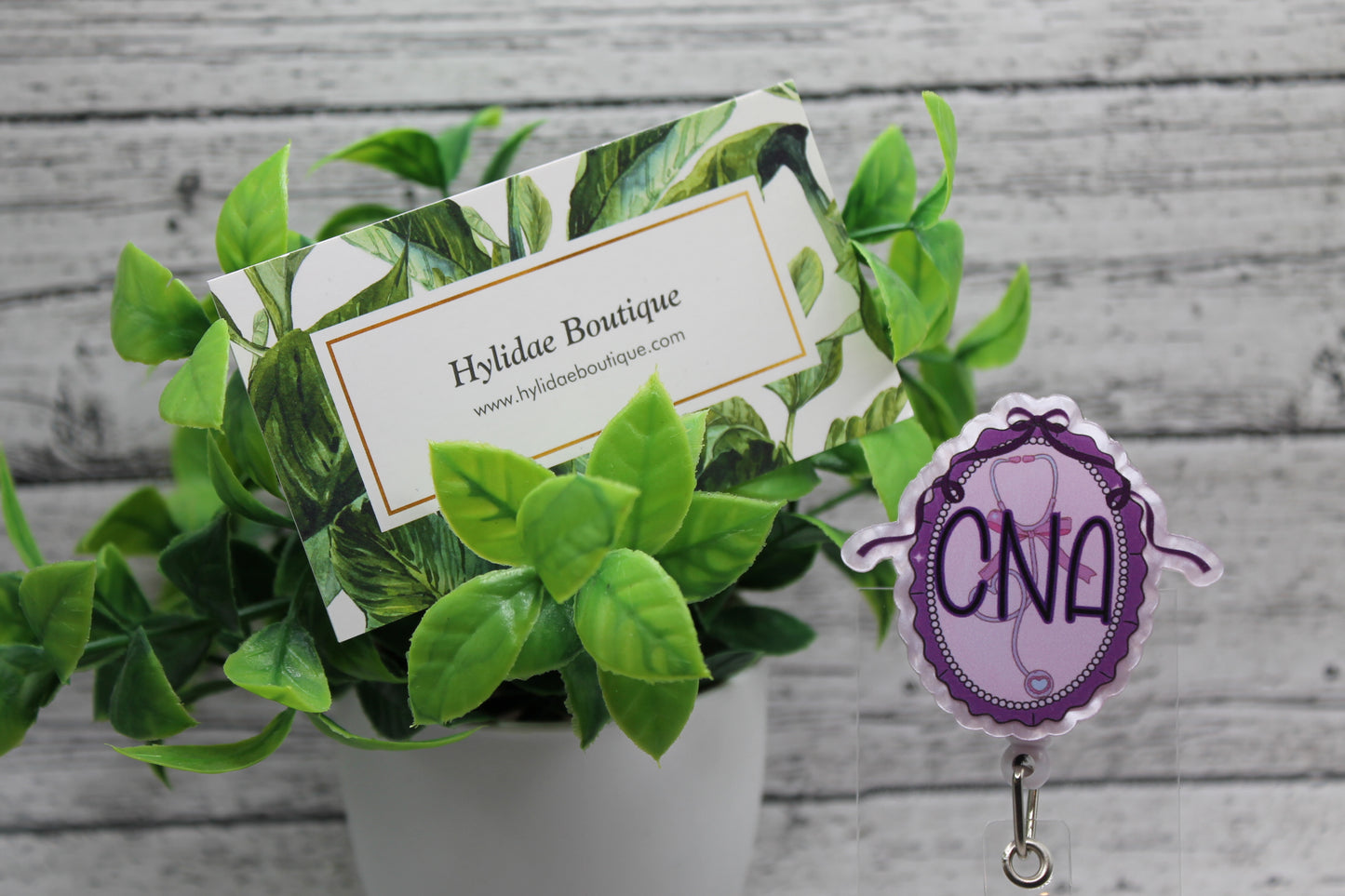 CNA Framed Purple Badge Reel