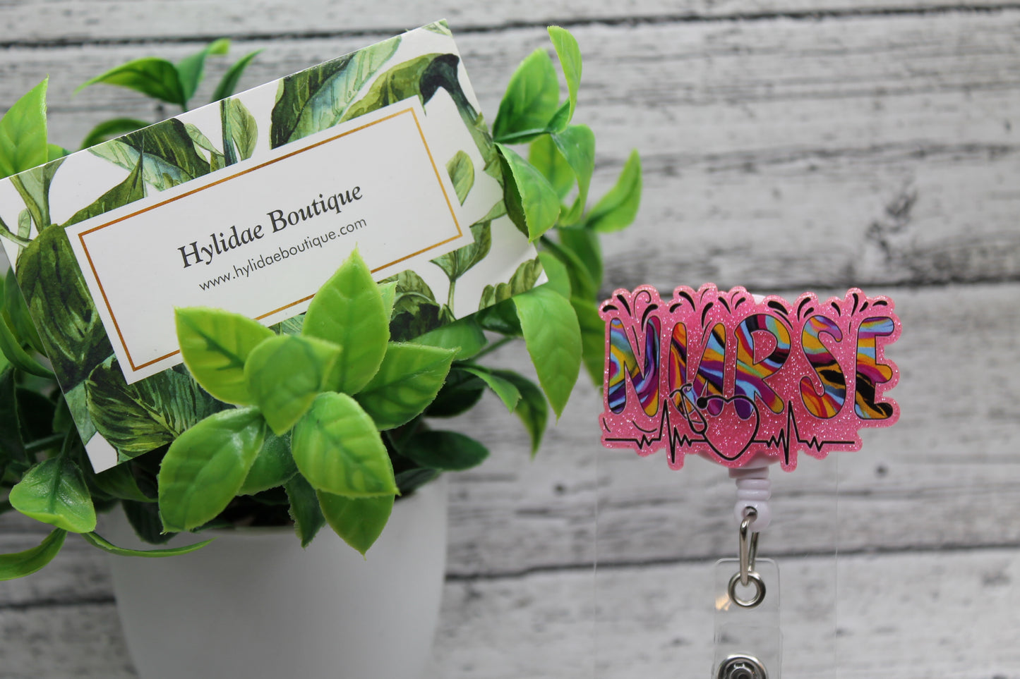 NURSE Colorful Badge Reel
