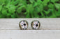 Baseball Leopard Stud Earrings