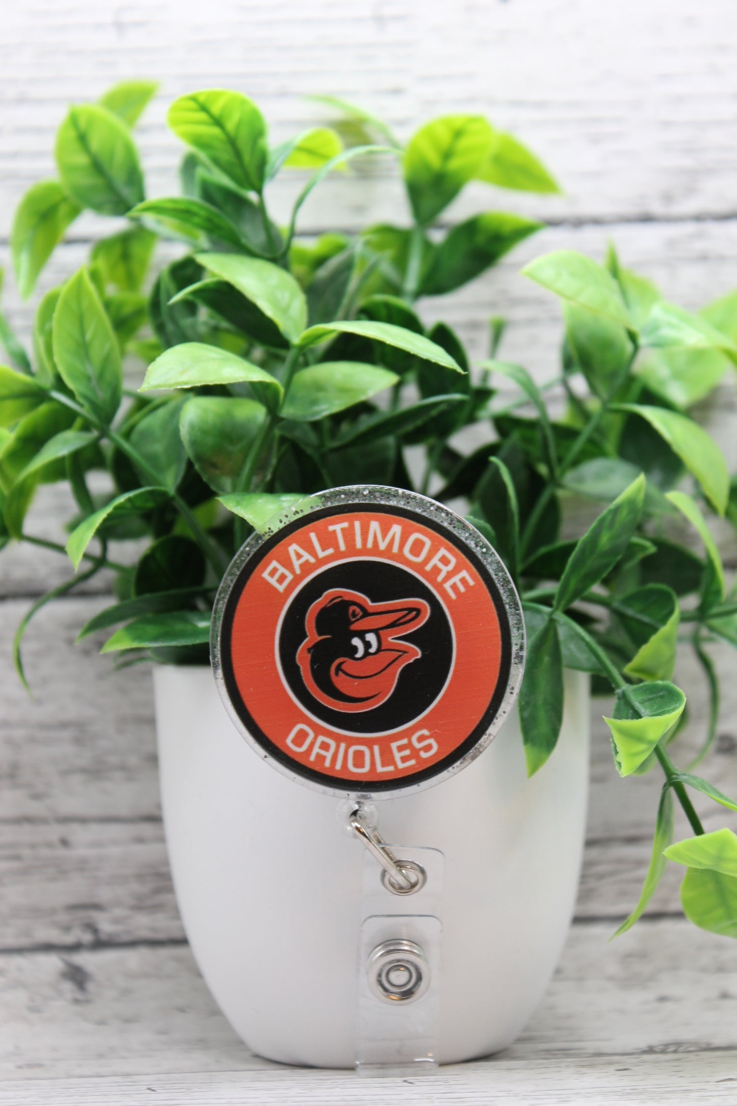 Baltimore Orioles Baseball Circle Badge Reel