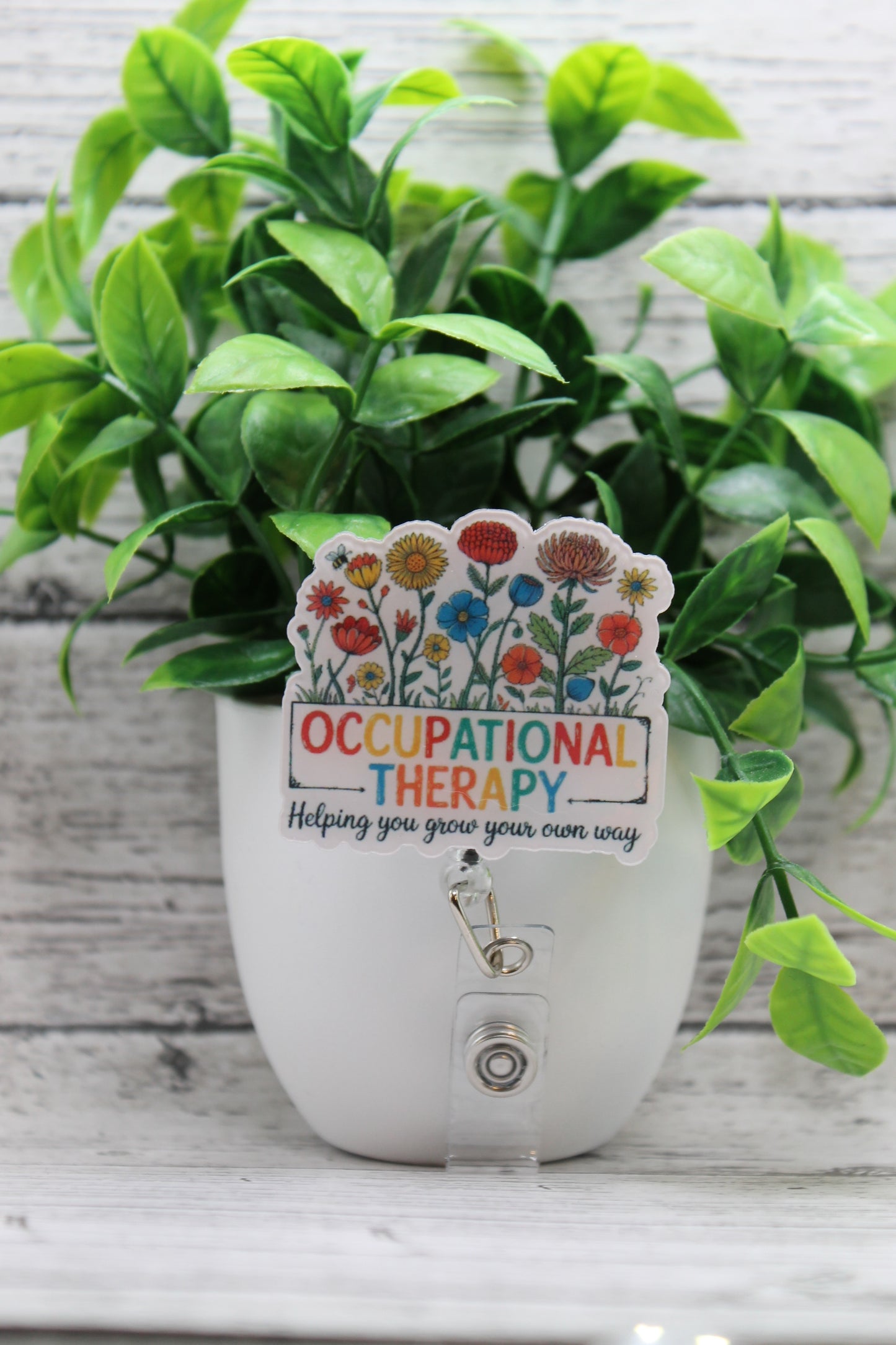 Occupational Therapy Badge Reel