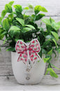 Watermelon Bow Badge Reel