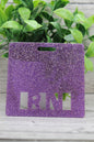 RN Purple Glitter Badge Buddy