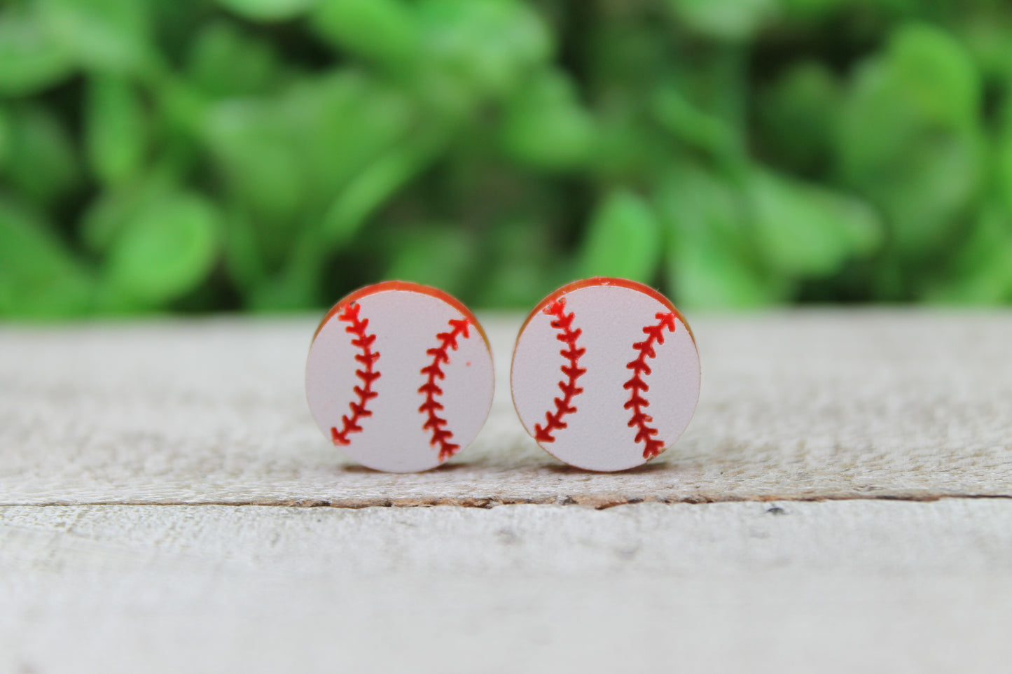 Baseball Stud Earrings