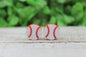 Baseball Stud Earrings