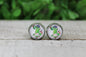 Phillies Baseball Mascot Glass Stud Earrings
