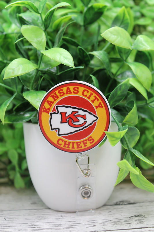 KC Chiefs Circle Badge Reel