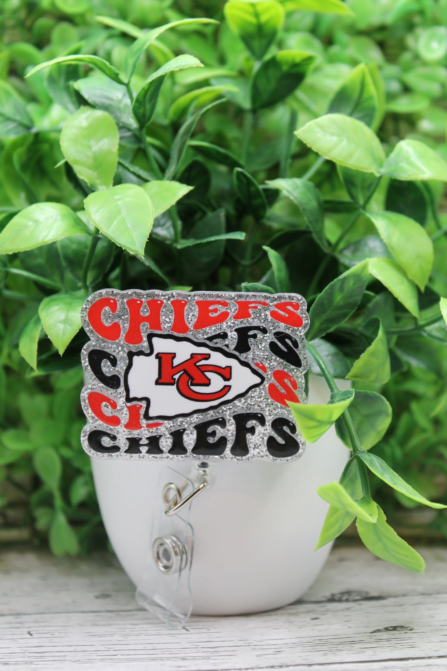 KC Chiefs Repeat Badge Reel