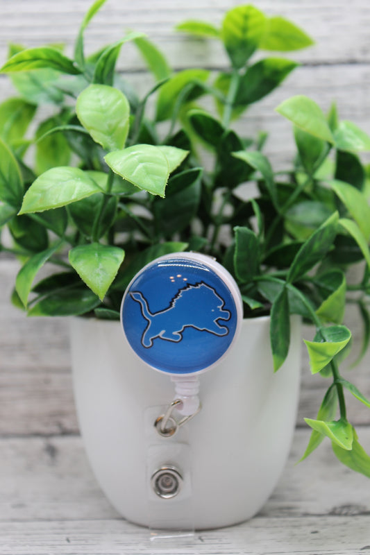 Detroit Lions Football Badge Reel