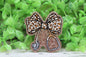 Leopard Bow Stethoscope Badge Reel