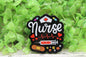 Nurse Collage on Black Badge Reel