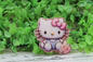 Pink Flower Cat Badge Reel