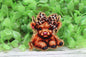 Leopard Bow Highland Cow Badge Reel