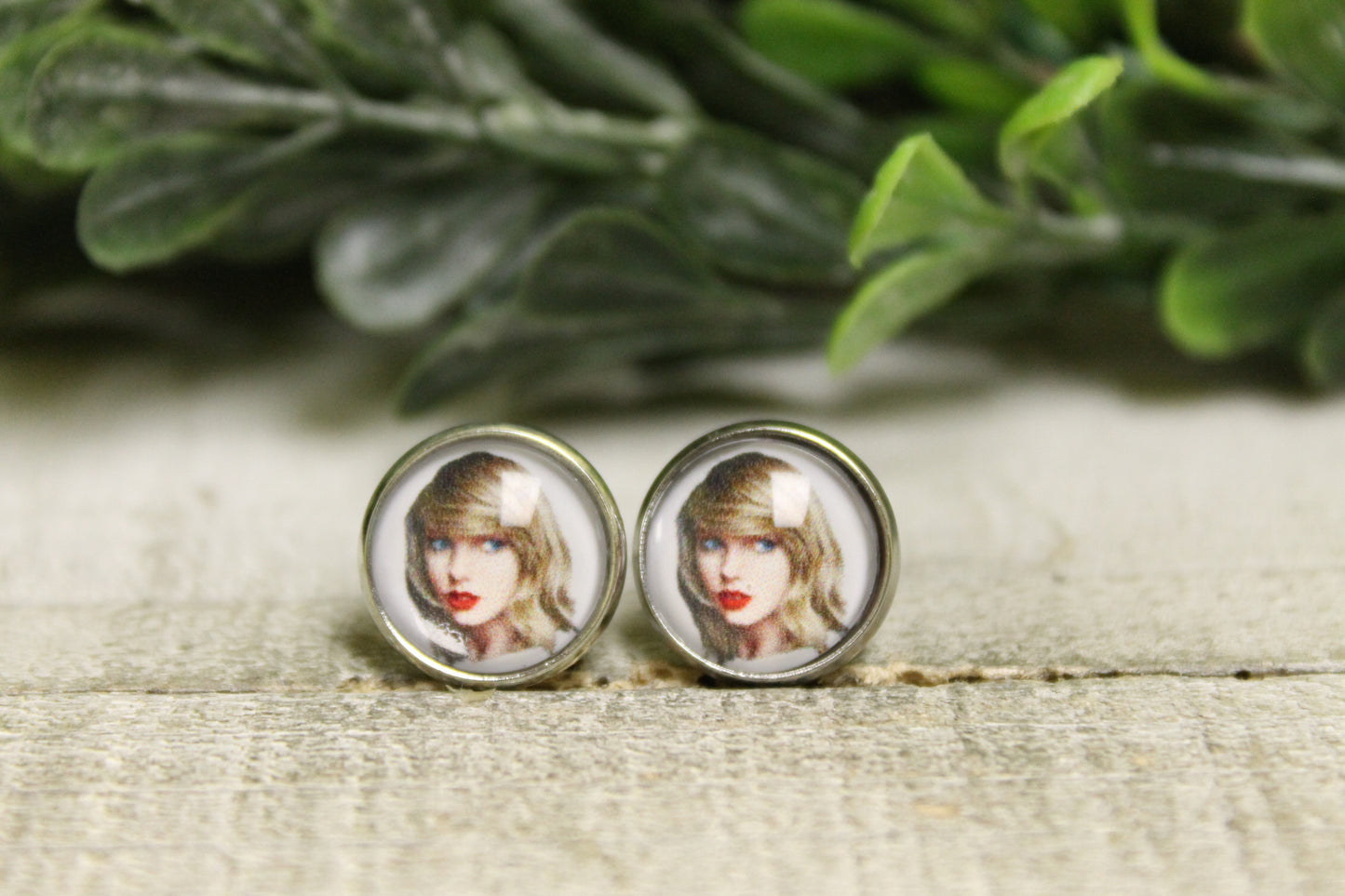 Taylor Portrait Stud Earrings