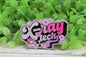 X-Ray Tech Pink Flower Power Badge Reel