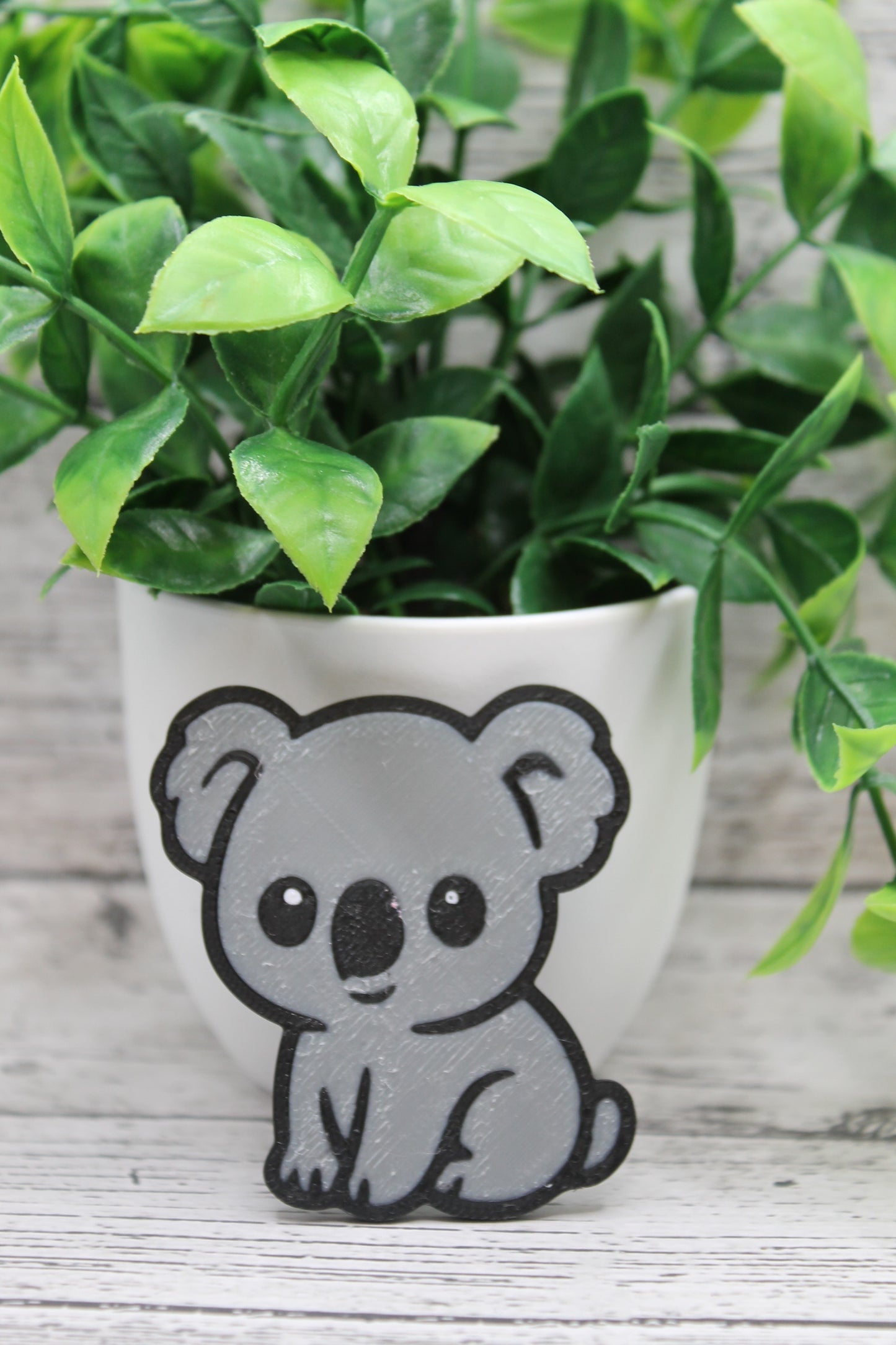 Cute Koala 3D Badge Reel