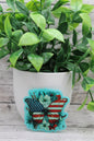 Floral Patriotic Butterfly Badge Reel