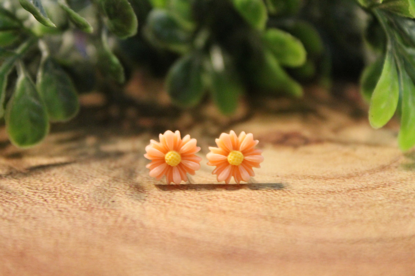 Pink Daisy Stud Earrings *Mini*